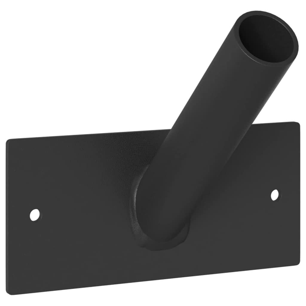 Flag Pol Holde Sort 13 x 6 x 0,2 cm Stål