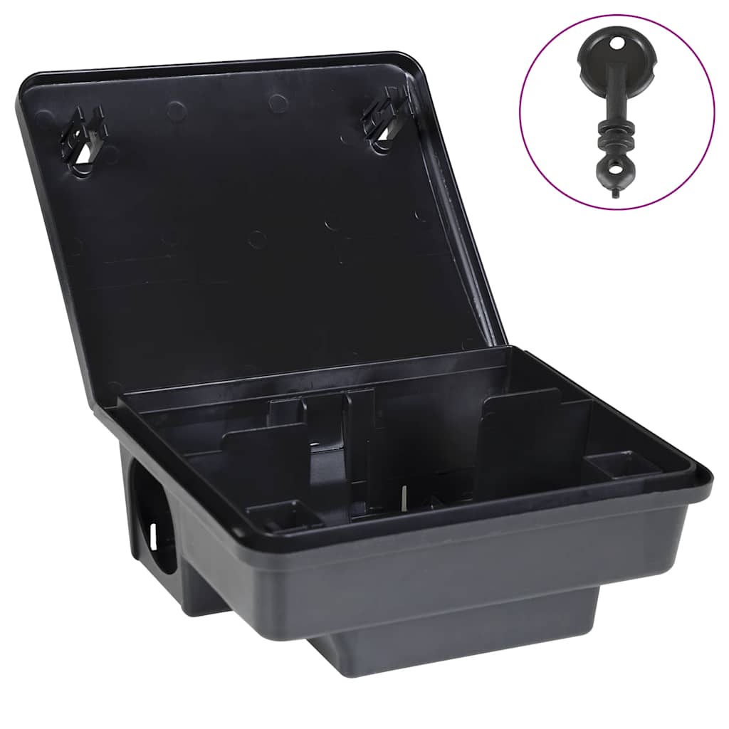 musefælder 4 stk. 23x19x9,5 cm sort billede