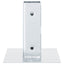 stolpefødder firkantet 4 stk. 46x46 mm galvaniseret stål