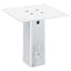 stolpefødder firkantet 4 stk. 51x51 mm galvaniseret stål
