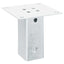 stolpefødder firkantet 12 stk. 61x61 mm galvaniseret stål