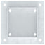 stolpefødder firkantet 4 stk. 101x101 mm galvaniseret stål