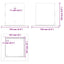 stolpefødder firkantet 4 stk. 101x101 mm galvaniseret stål
