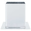 stolpefødder firkantet 12 stk. 101x101 mm galvaniseret stål