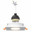 Spotlight 6 pcs Hvid 9 x 9 x 2 cm Aluminium