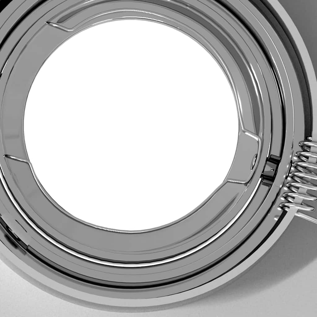 Spotlight 12 pcs Sølv 9 x 9 x 2 cm Aluminium