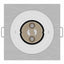 Spotlight 12 pcs Sølv 9 x 9 x 2 cm Aluminium
