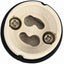 Spotlight 6 pcs Kobber 9 x 9 x 2.5 cm Metal