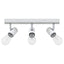 Loftsspot med spotlights Hvid 38 x 6,5 x 11,5 cm Metal