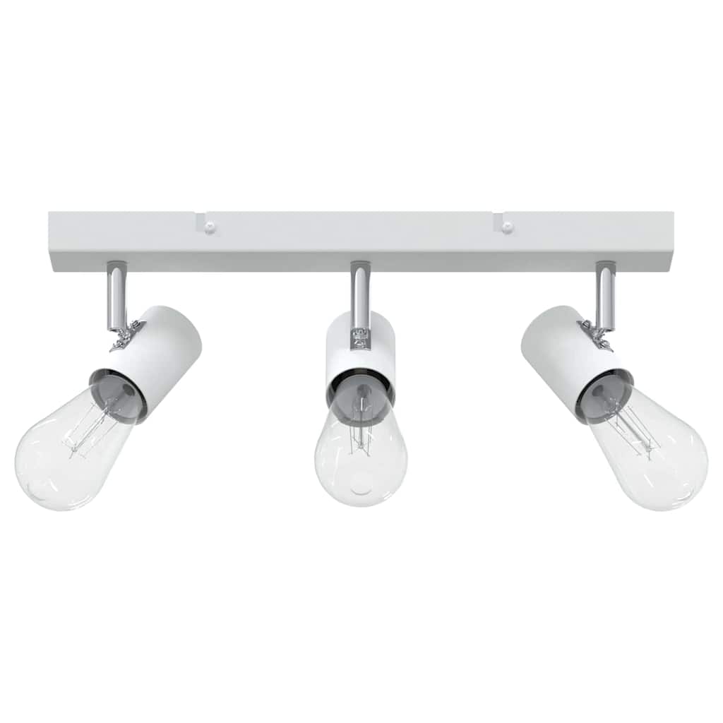 Loftsspot med spotlights Hvid 38 x 6,5 x 11,5 cm Metal