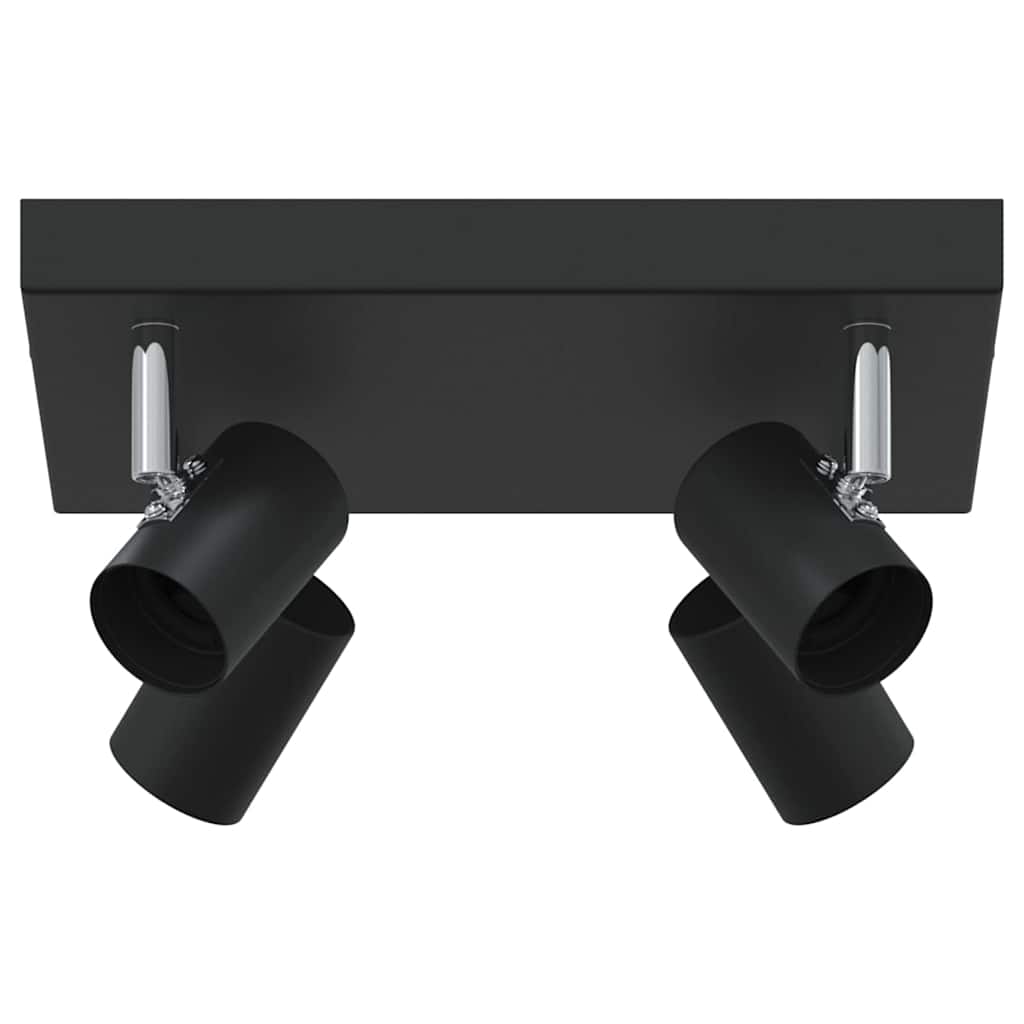 Loftsspot med spotlights Sort 26,5 x 26 x 11,5 cm Metal