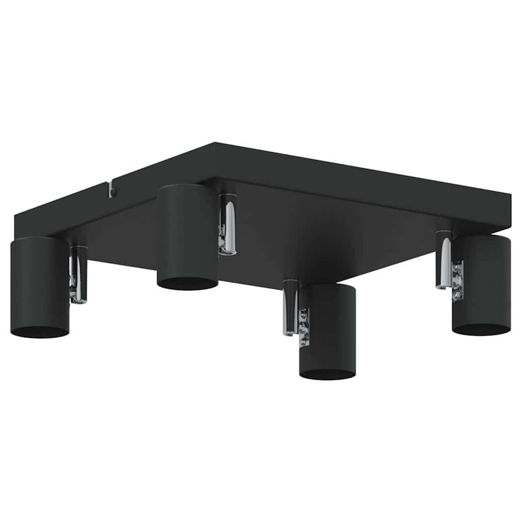 Loftsspot med spotlights Sort 26,5 x 26 x 11,5 cm Metal
