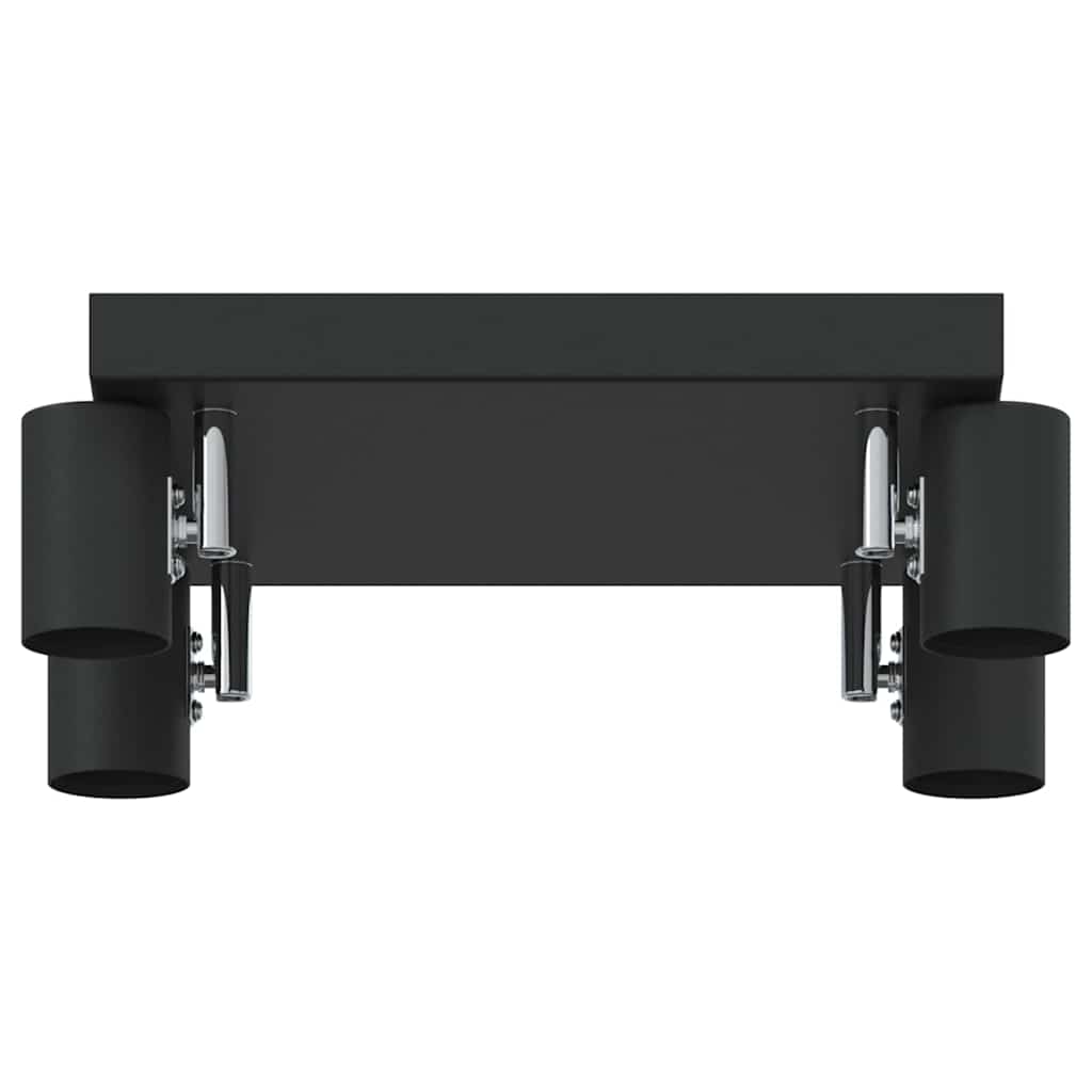 Loftsspot med spotlights Sort 26,5 x 26 x 11,5 cm Metal