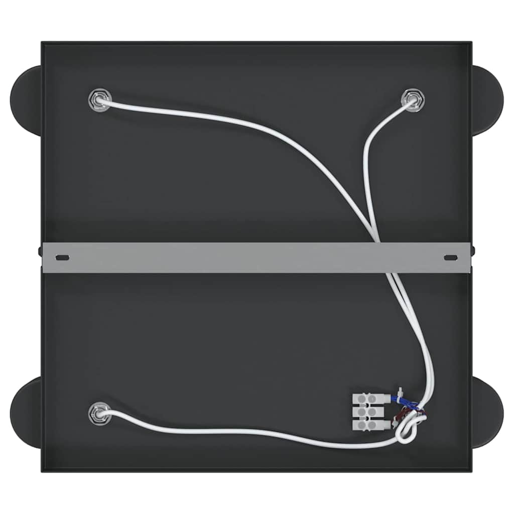 Loftsspot med spotlights Sort 26,5 x 26 x 11,5 cm Metal