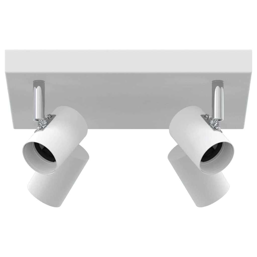 Loftsspot med spotlights Hvid 26,5 x 26 x 11,5 cm Metal