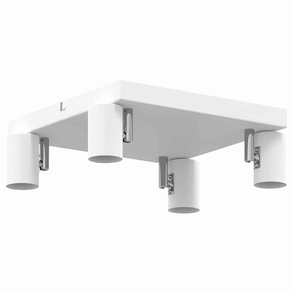 Loftsspot med spotlights Hvid 26,5 x 26 x 11,5 cm Metal