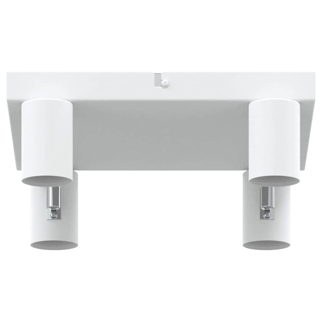 Loftsspot med spotlights Hvid 26,5 x 26 x 11,5 cm Metal