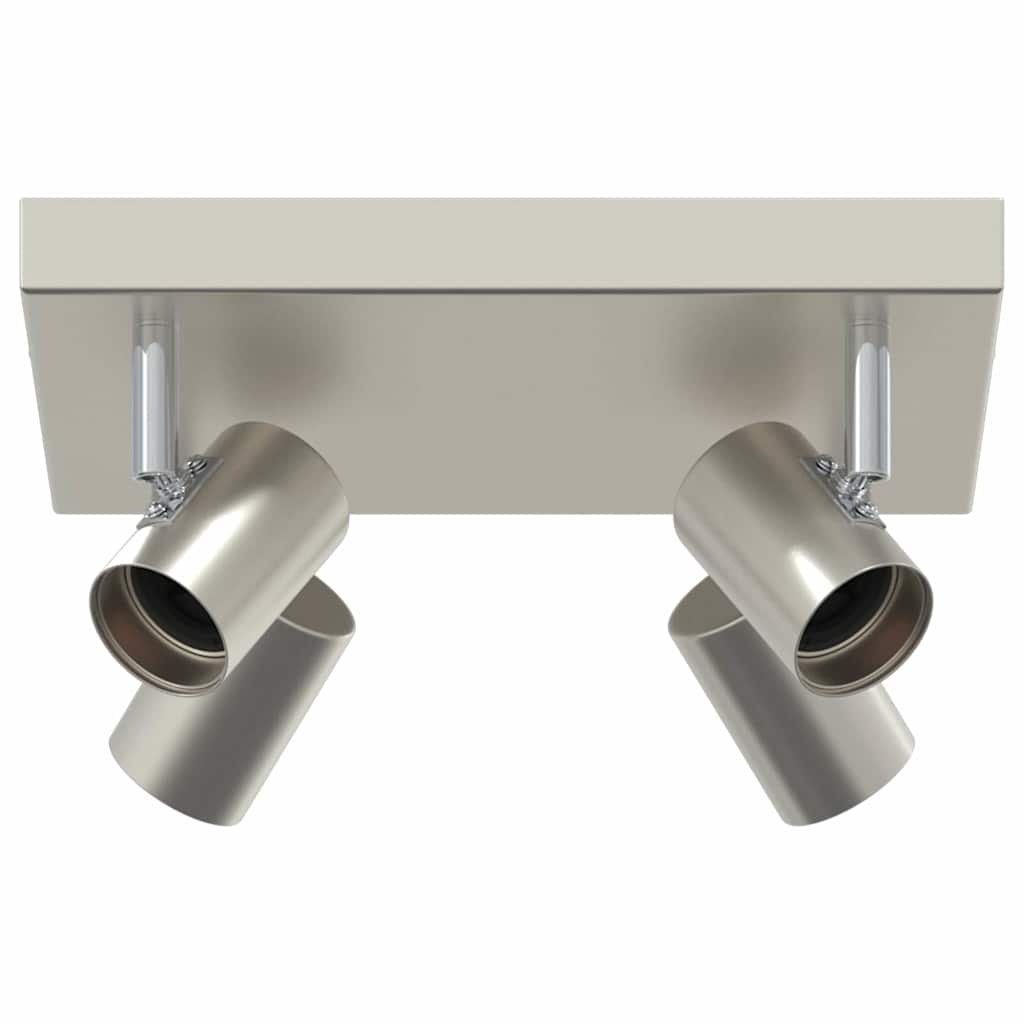 Loftsspot med spotlights Nikkel 26,5 x 26 x 11,5 cm Metal