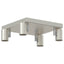 Loftsspot med spotlights Nikkel 26,5 x 26 x 11,5 cm Metal
