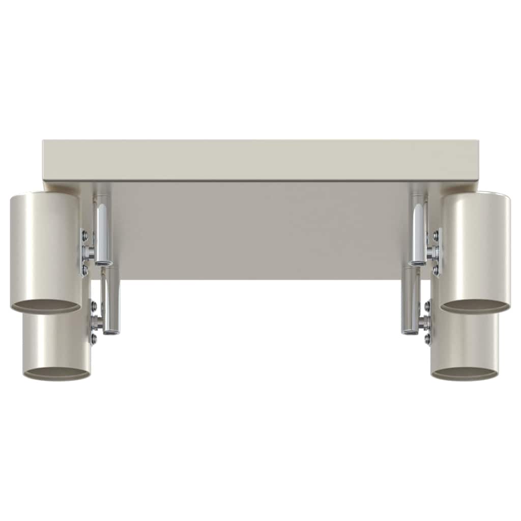 Loftsspot med spotlights Nikkel 26,5 x 26 x 11,5 cm Metal