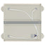 Loftsspot med spotlights Nikkel 26,5 x 26 x 11,5 cm Metal