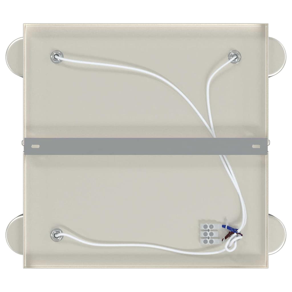 Loftsspot med spotlights Nikkel 26,5 x 26 x 11,5 cm Metal