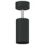 Loftsspot med spotlights Sort 6 x 6 x 16 cm Metal