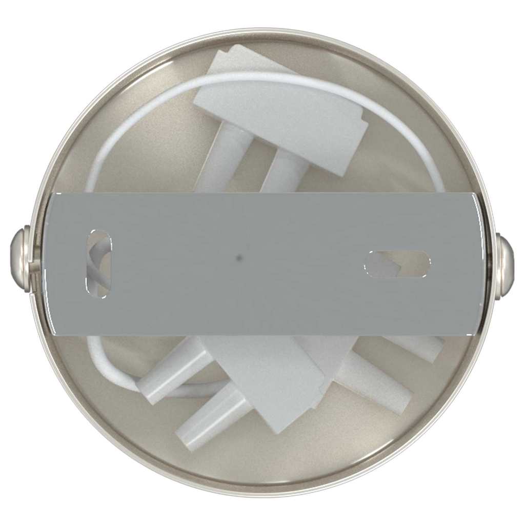 Loftsspot med spotlights Nikkel 6 x 6 x 16 cm Metal