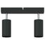 Loftsspot med spotlights Sort 26 x 6 x 16 cm Metal