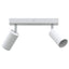 Loftsspot med spotlights Hvid 26 x 6 x 16 cm Metal