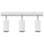 Loftsspot med spotlights Hvid 38 x 6 x 16 cm Metal
