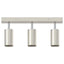 Loftsspot med spotlights Nikkel 38 x 6 x 16 cm Metal
