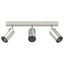 Loftsspot med spotlights Nikkel 38 x 6 x 16 cm Metal