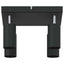 Loftsspot med spotlights Sort 26 x 26 x 16 cm Metal