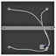 Loftsspot med spotlights Sort 26 x 26 x 16 cm Metal