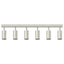 Loftsspot med spotlights Nikkel 73 x 6 x 16 cm Metal