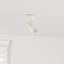 Loftsspot med spotlights Nikkel 8 x 8 x 10,5 cm Stål