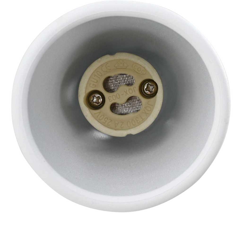 Loftsspot med spotlights Hvid 19 x 19 x 14,5 cm Metal