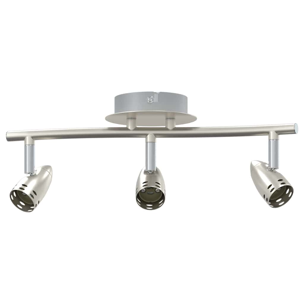 Loftsspot med spotlights Nikkel 36,5 x 10 x 12,5 cm Metal