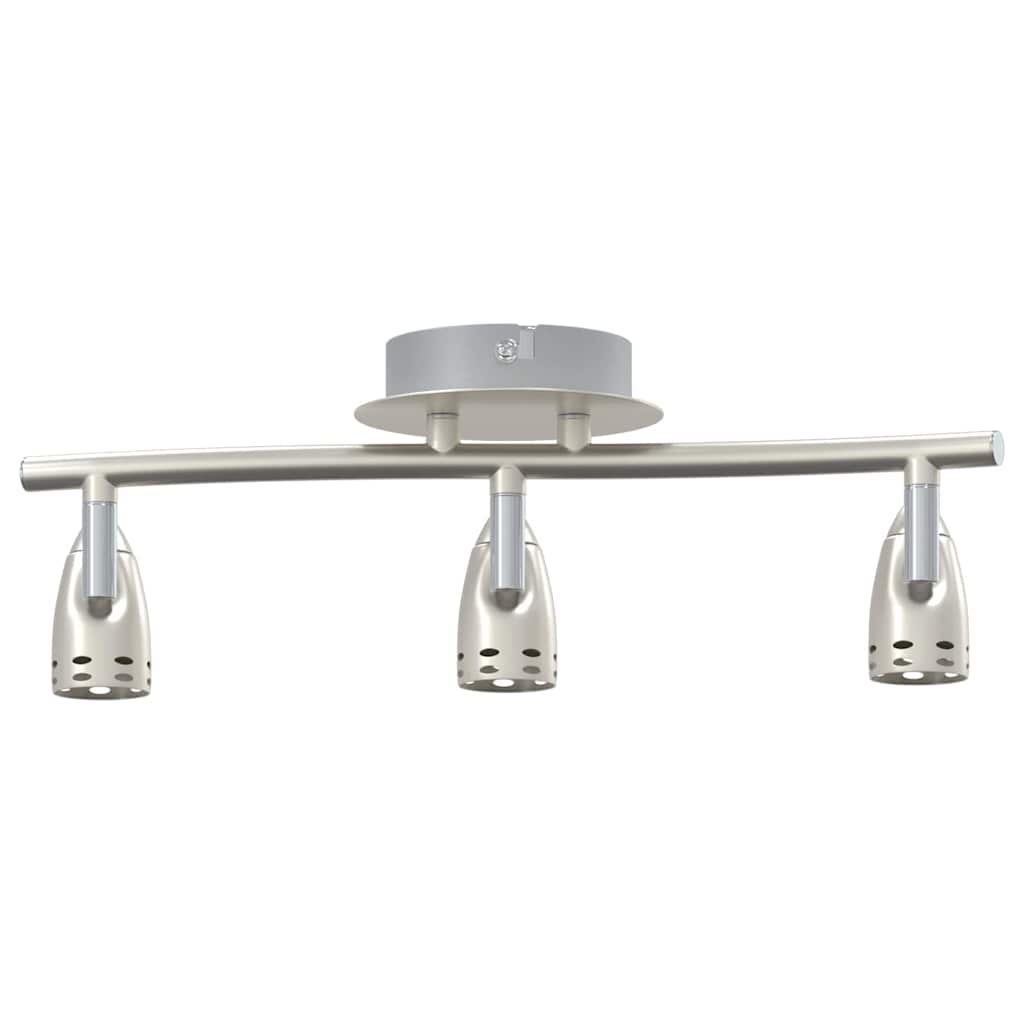 Loftsspot med spotlights Nikkel 36,5 x 10 x 12,5 cm Metal