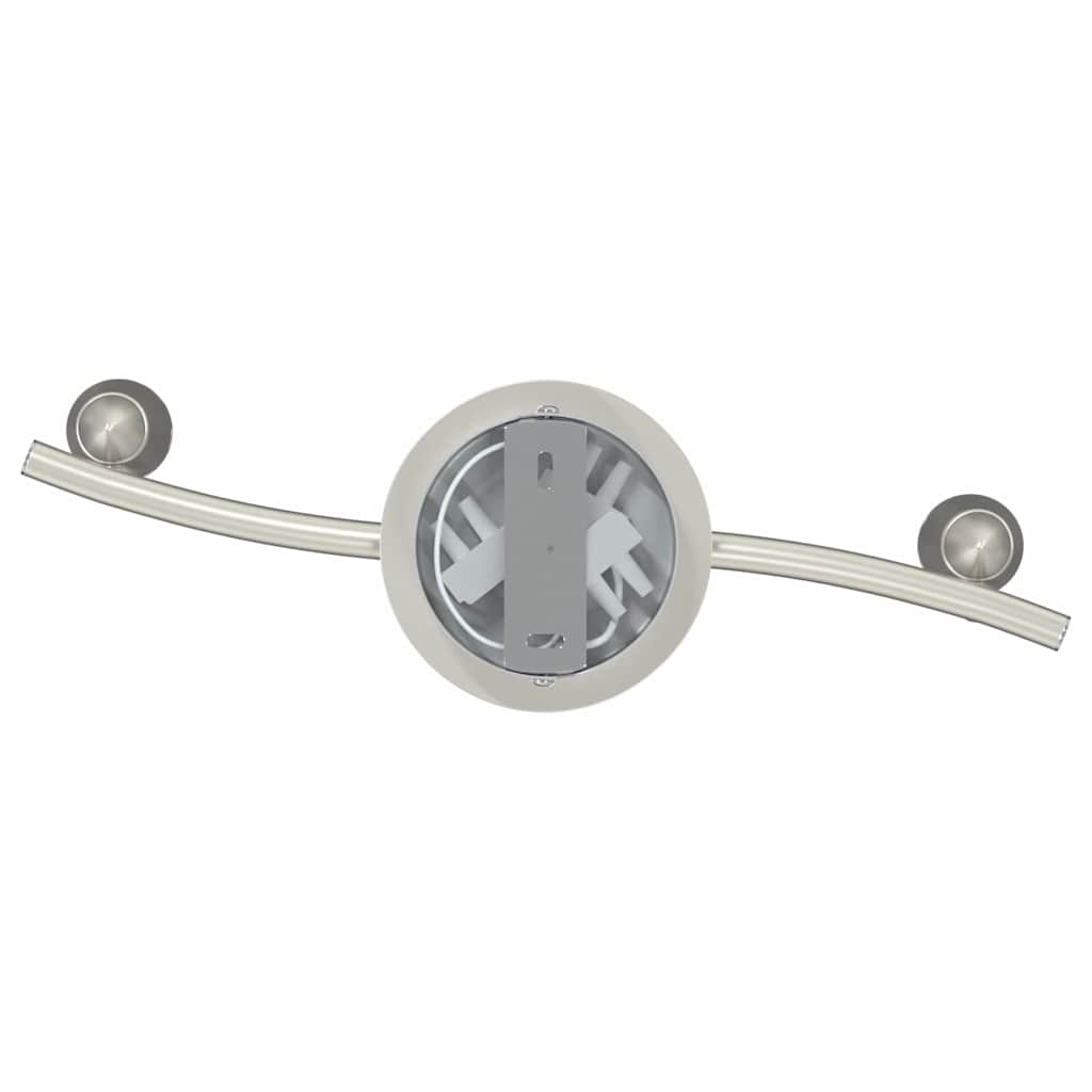Loftsspot med spotlights Nikkel 36,5 x 10 x 12,5 cm Metal