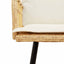 Sofa med pude Natur 173 x 231 x 90 cm Stål