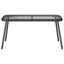 Sofabord Sort 90 x 45 x 43 cm polyrattan