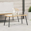 Sofabord Brun og sort 90 x 45 x 43 cm polyrattan