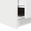 sofabord med skuffer 100x100x40 cm hvid