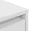 tv-bord med LED-lys 160,5x41x50 cm hvid