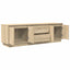 tv-bord med LED-lys 160,5x41x50 cm sonoma-eg