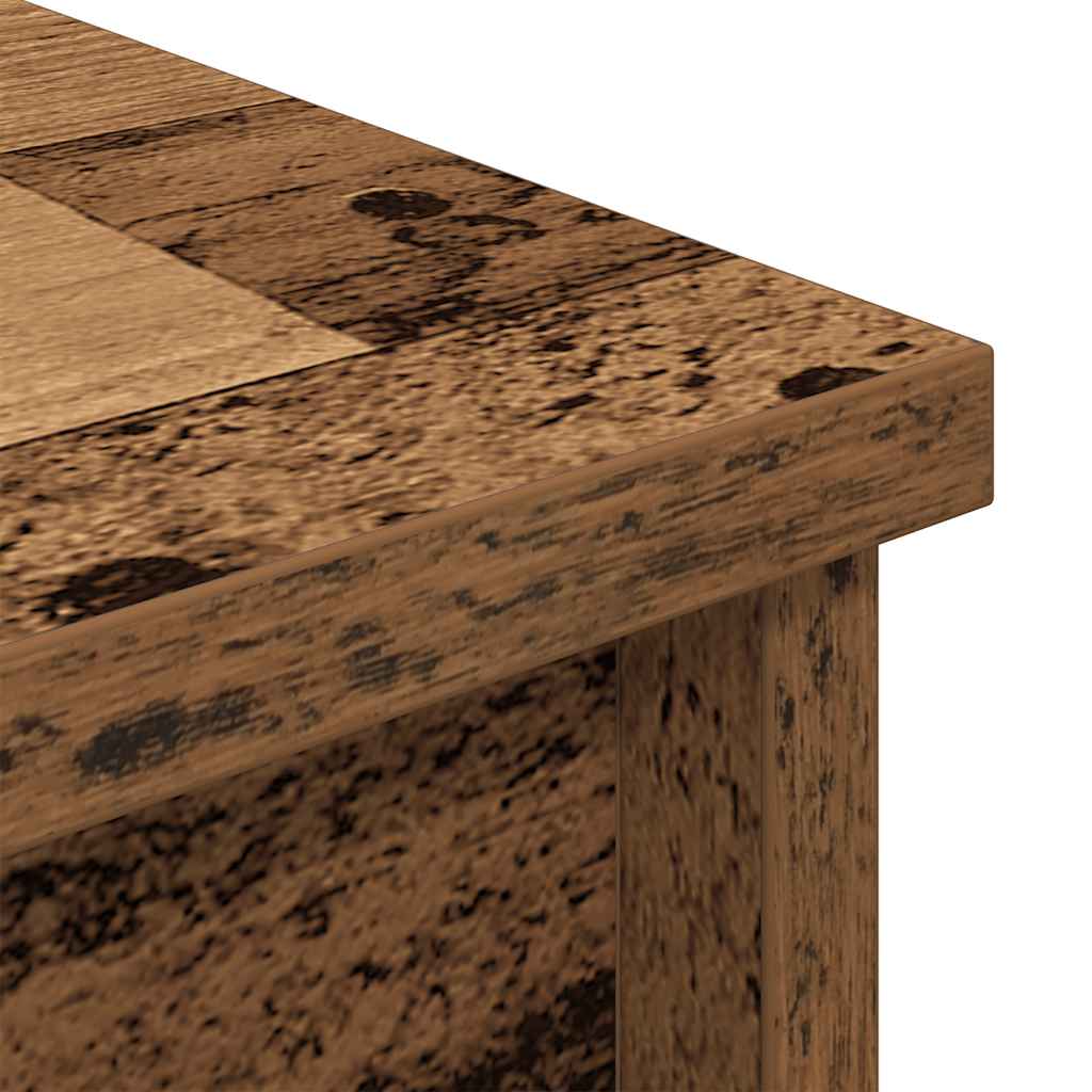 højskab 50x35x180 cm konstrueret træ gammelt træ-look
