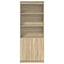 højskab 70x35x180 cm konstrueret træ sonoma-eg