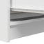 skab 80x35x99 cm konstrueret træ hvid